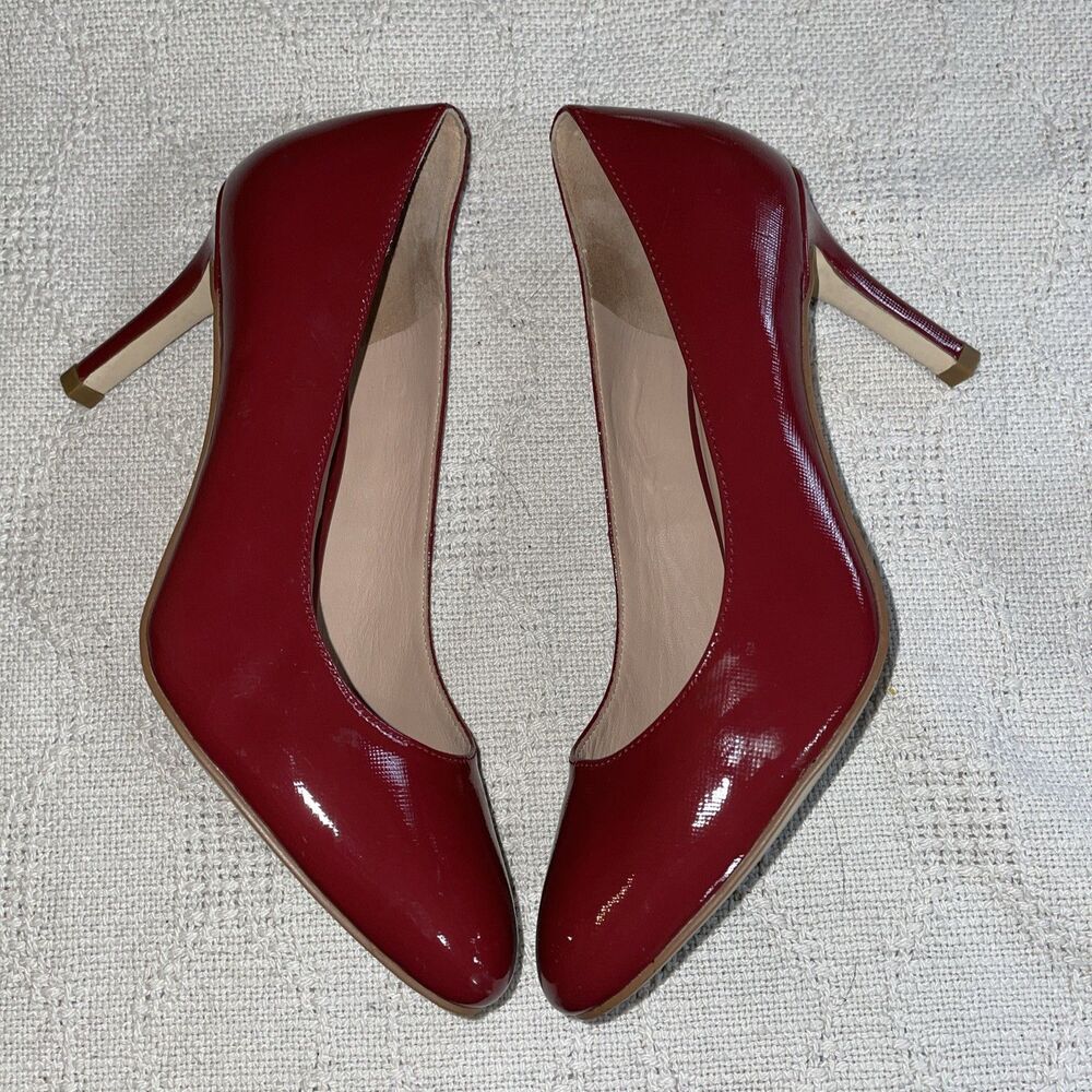 Cole Haan Grand Women’s Dress Pumps Size 6.5 B Red Leather Business Formal City